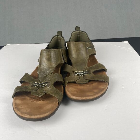Merrell J89350 WOMENS SANDALS ANATOMICAL FOOTBED OPEN TOE SHOE Size 9,Green - Picture 1 of 16
